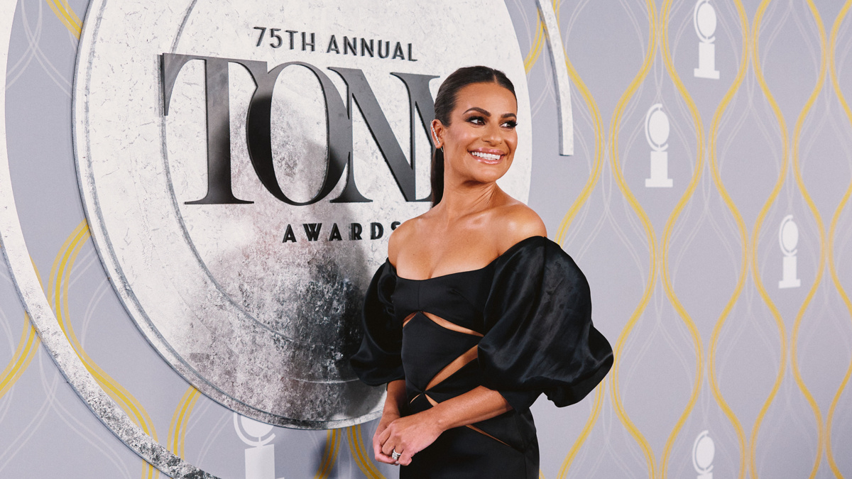 Lea Michele at 2022 Tonys (Emilio Madrid)